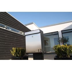 Design brievenbus Allux Grundform koper