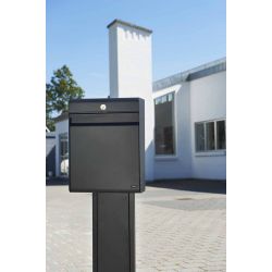Design brievenbus Allux Holscher zwart
