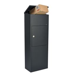 Pakketbrievenbus Allux 600 antraciet