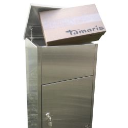 Pakketbrievenbus Allux 600 RVS