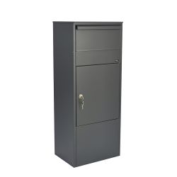 Pakketbrievenbus Allux 800 antraciet