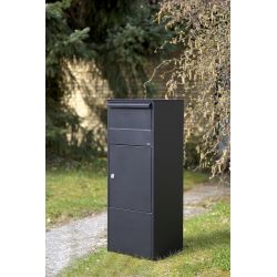 Pakketbrievenbus Allux 800 antraciet