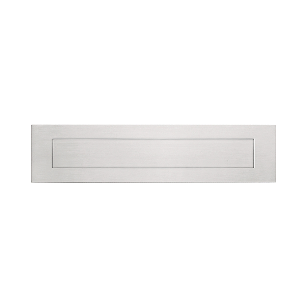 Formani Square LSQ620 briefplaat 400x100 mat RVS