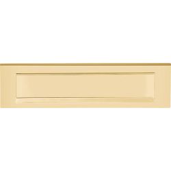 Formani Timeless F535 briefplaat recht messing ongelakt