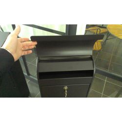 Brievenbus Allux 8900 zwart