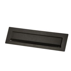 STOER! Briefplaat Zwart 340x95mm.