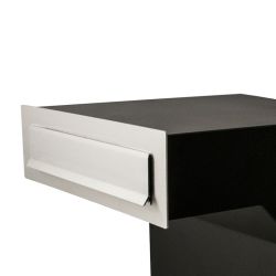 STOER! Briefplaat Antraciet 340x95mm.