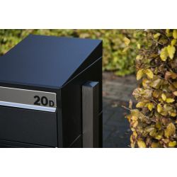 Postkastsysteem Allux Brick - antraciet