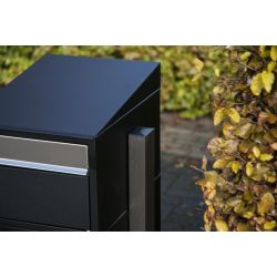 Postkastsysteem Allux Brick - zwart
