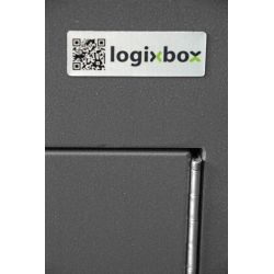 Pakketbrievenbus Logixbox Multibox-M grijs