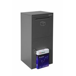Pakketbrievenbus Logixbox Frontbox DeLuxe - zwart