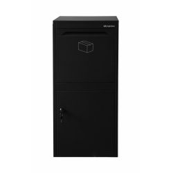 Pakketbrievenbus Logixbox Frontbox Inbouw - zwart