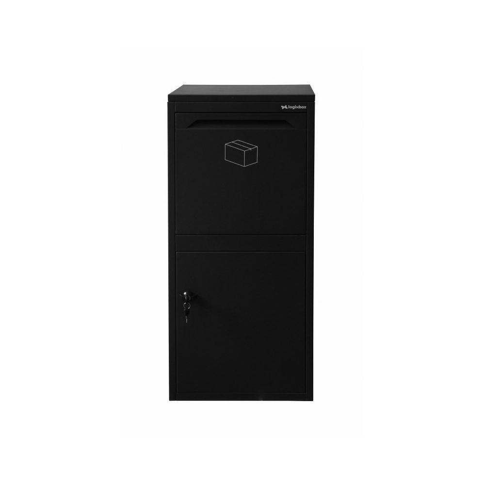 Pakketbrievenbus Logixbox Frontbox Inbouw - zwart