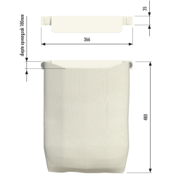 Secumax Postkeeper (postopvang) - creme