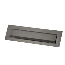 STOER! Briefplaat Basaltgrijs 340x95mm.