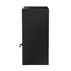 Pakketbrievenbus Logixbox Frontbox DeLuxe achteruitname - zwart