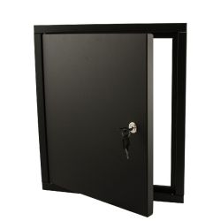 STOER! Inbouwframe met deurtje - zwart