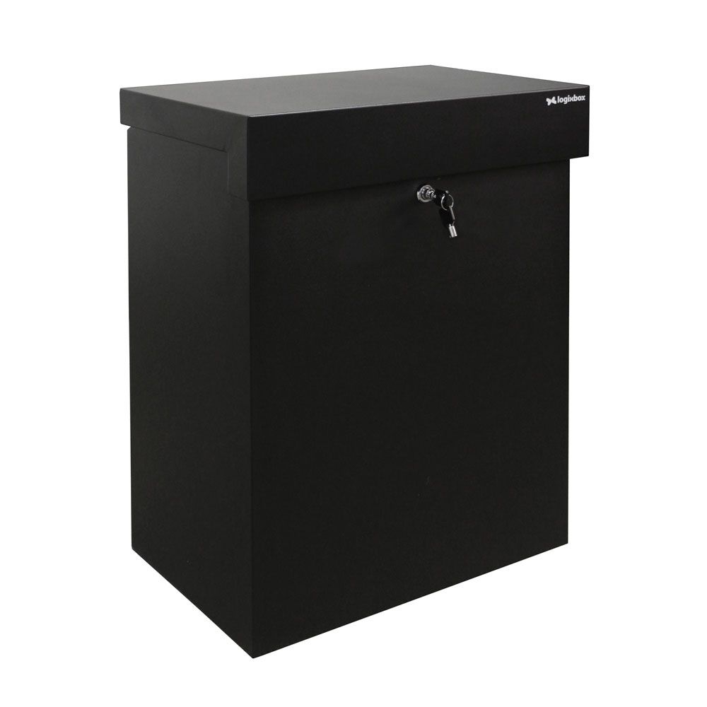 Pakketbrievenbus Logixbox Topbox-XL zwart