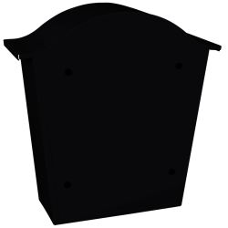 Basic wandbrievenbus Tatifan - zwart