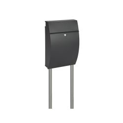 Brievenbuspaal Practo Garden - RVS