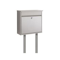 Brievenbuspaal Practo Garden - RVS