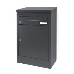 Joma K2 pakketbox met 1 brievenbus - Donkergrijs