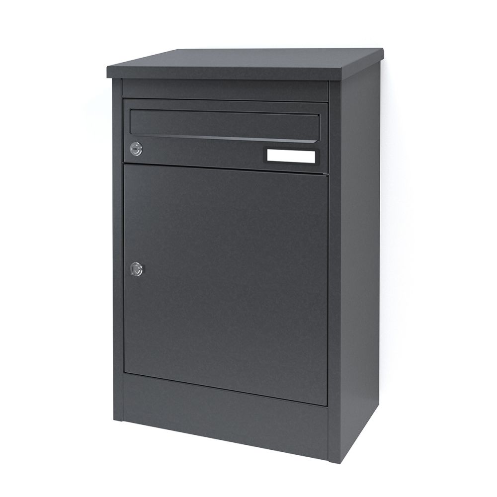 Joma K2 pakketbox met 1 brievenbus - Donkergrijs