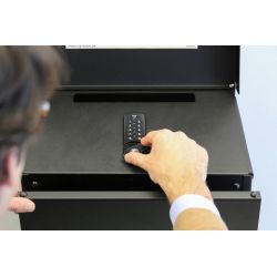 eSafe Shopperbox pakketbrievenbus - zwart
