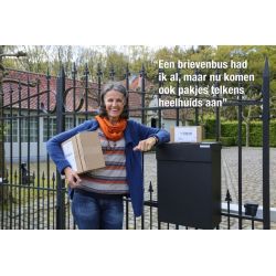 eSafe Shopperbox pakketbrievenbus - zwart