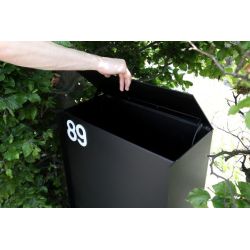 eSafe Dropbox medium pakketbrievenbus - zwart