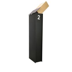 eSafe Fenix top medium pakketbrievenbus - zwart