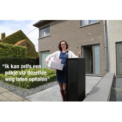 eSafe Fenix Front pakketbrievenbus - zwart