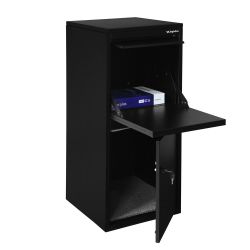 Pakketbrievenbus Logixbox Frontbox DeLuxe Uni - zwart