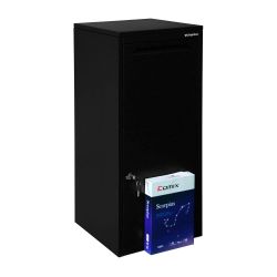 Pakketbrievenbus Logixbox Frontbox DeLuxe Uni - zwart