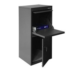 Pakketbrievenbus Logixbox Frontbox DeLuxe Uni - grijs