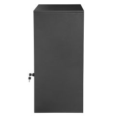 Pakketbrievenbus Logixbox Frontbox DeLuxe Uni achteruitname - grijs
