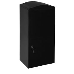 Pakketbrievenbus Logixbox Frontbox Uni achteruitname - zwart