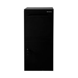 Pakketbrievenbus Logixbox Frontbox Uni Inbouw - zwart