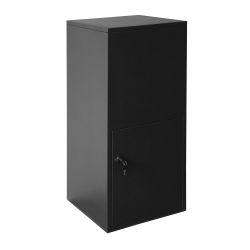 Pakketbrievenbus Logixbox Frontbox Uni Inbouw achteruitname - grijs
