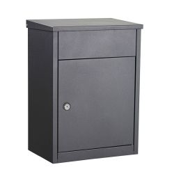 Pakketbrievenbus Allux 500 - antraciet