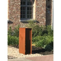 Geroba vrijstaande brievenbus Carta - Cortenstaal