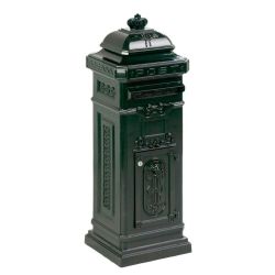 Basic nostalgische staande kolombrievenbus - groen