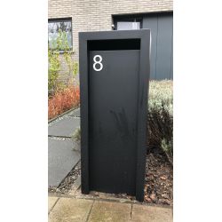 Geroba vrijstaande brievenbus Litru - Zwart