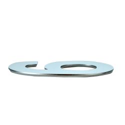 Logixbox zelfklevende RVS huisletter Bold 75mm.