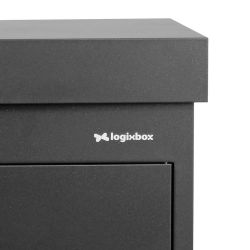 Pakketbrievenbus Logixbox Multibox-S grijs