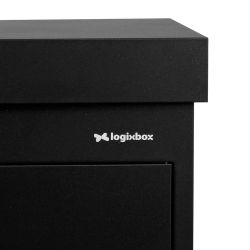 Pakketbrievenbus Logixbox Multibox-S zwart