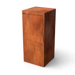 Geroba pakketbrievenbus Giftu - Cortenstaal
