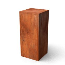Geroba pakketbrievenbus Giftu - Cortenstaal