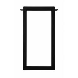 Logixbox los frame voor pakketbrievenbus inbouw - zwart
