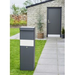 Pakketbrievenbus Allux Grundform antraciet